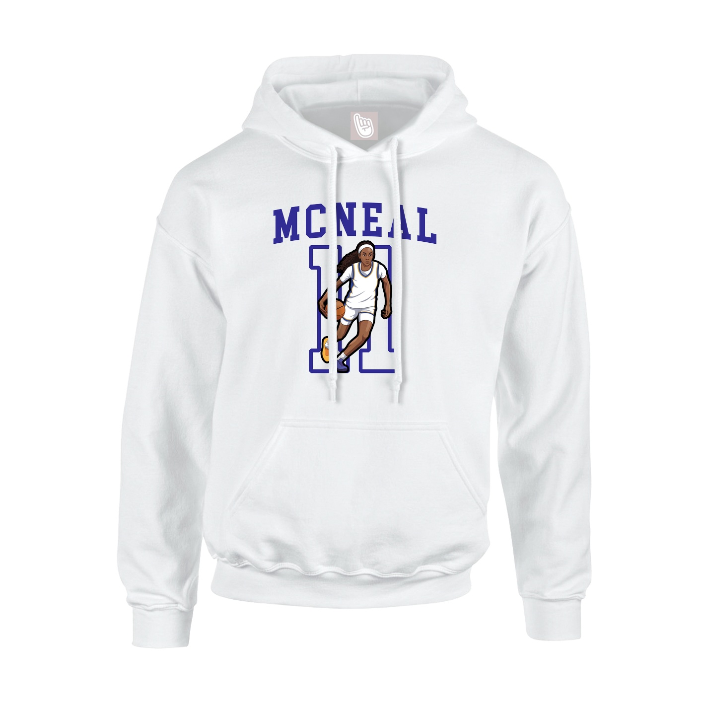 Hoodie — Shirsey in White