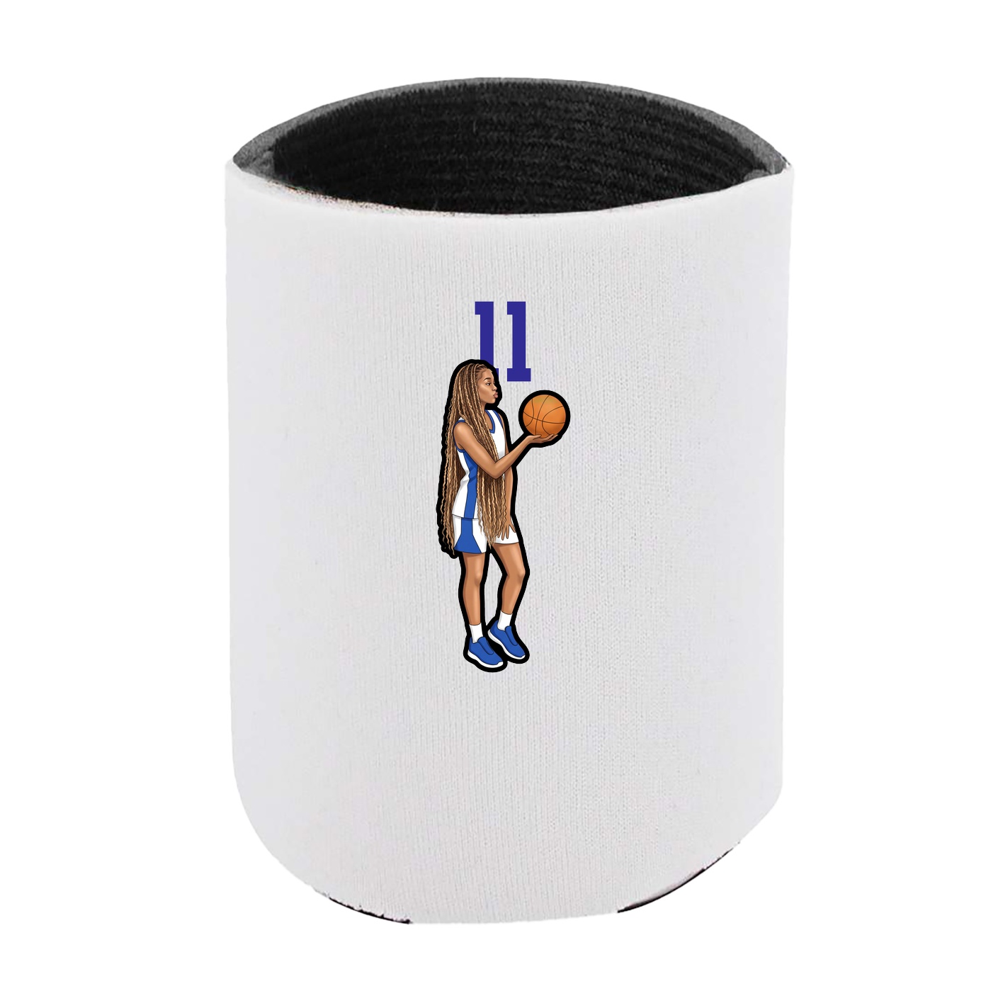 Can Holder — Number Top in White