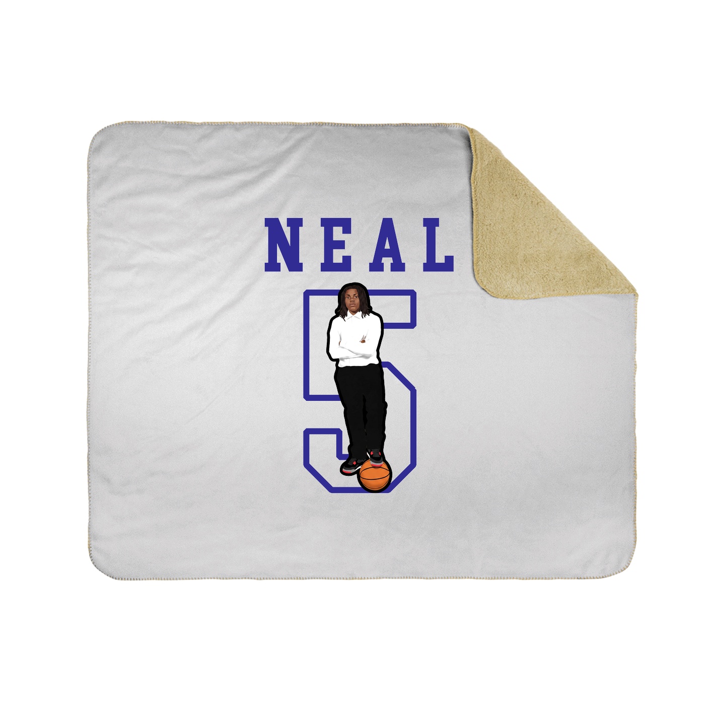 Throw Blanket — Shirsey in White
