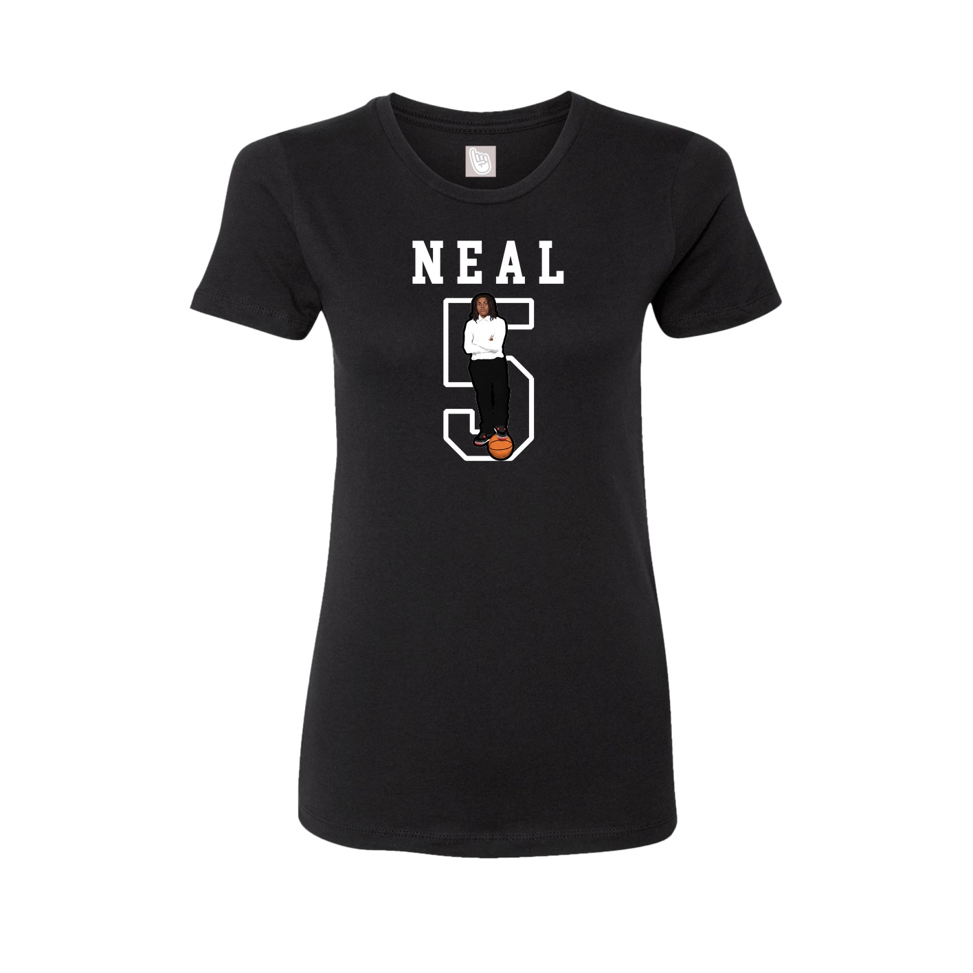 Fitted Women's Tee — Shirsey in Black