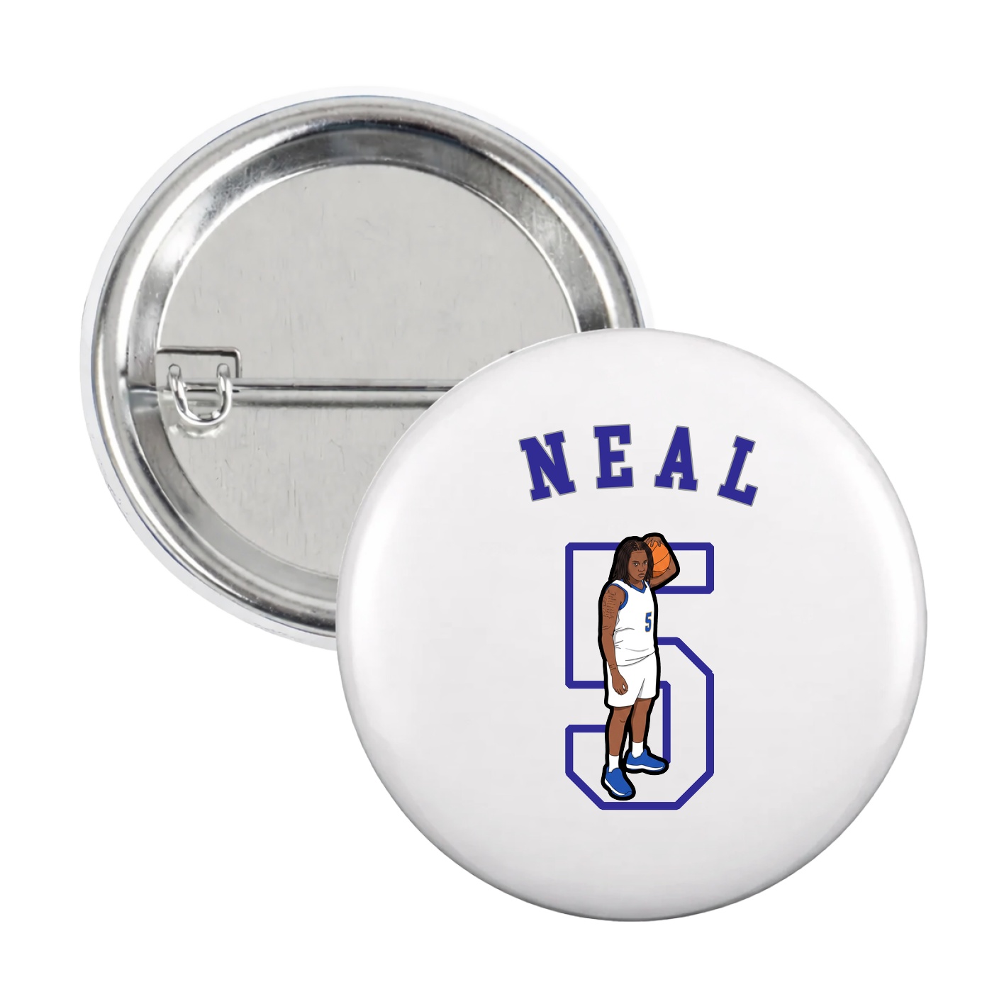 Game Day Button — Shirsey Arch in White