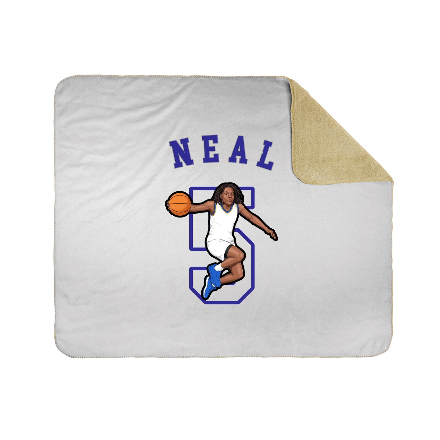 Throw Blanket — Shirsey Arch in White