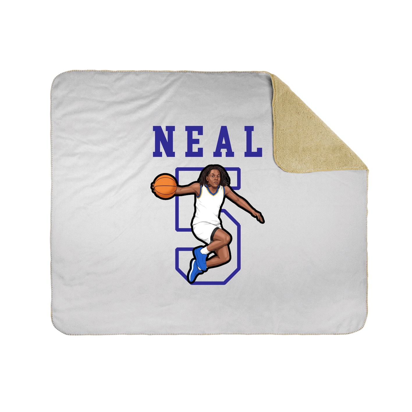 Throw Blanket — Shirsey in White