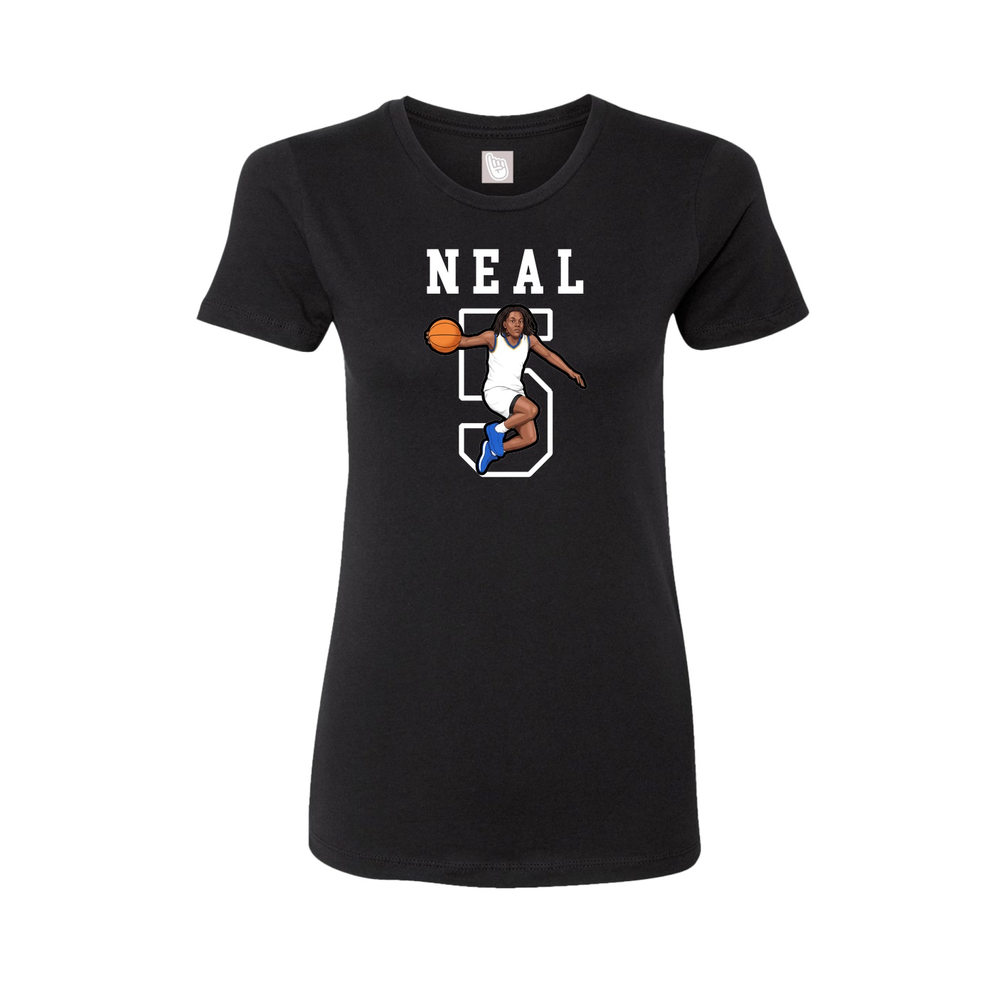 Fitted Women's Tee — Shirsey in Black