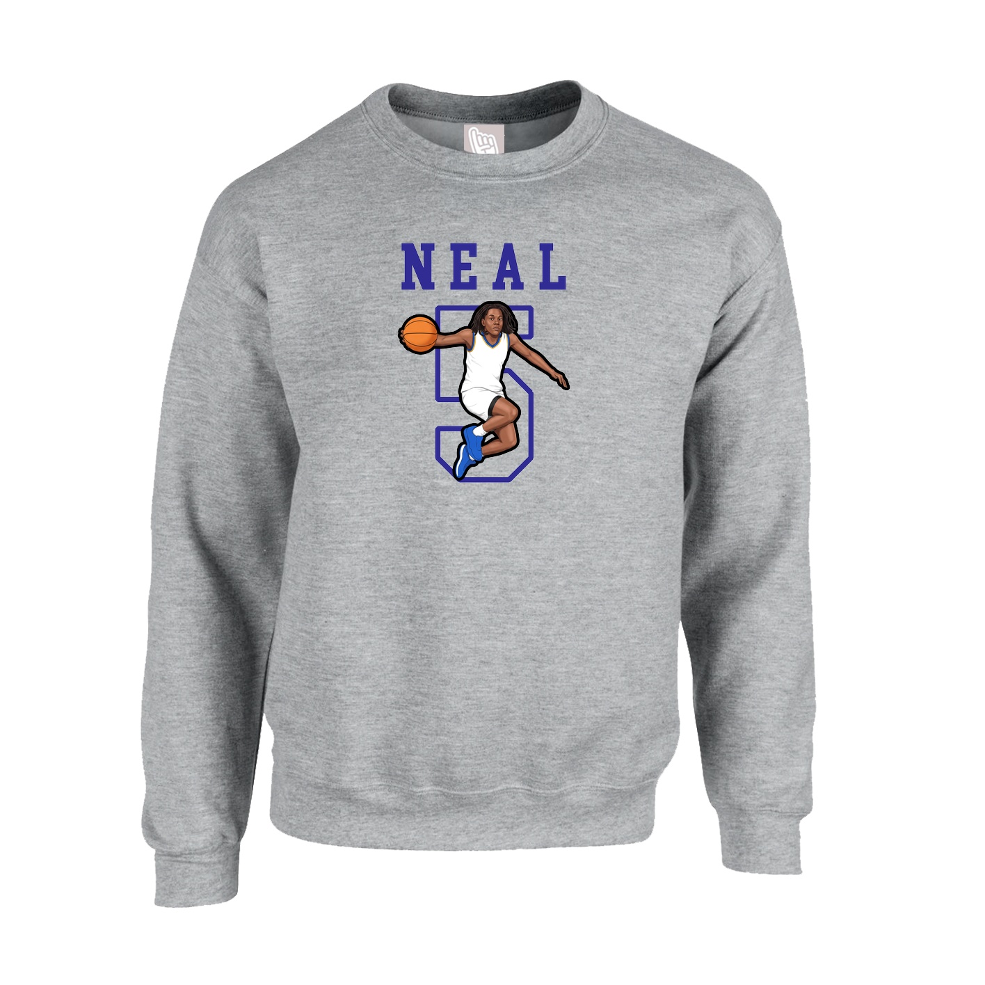 Fleece Crew — Shirsey in Grey