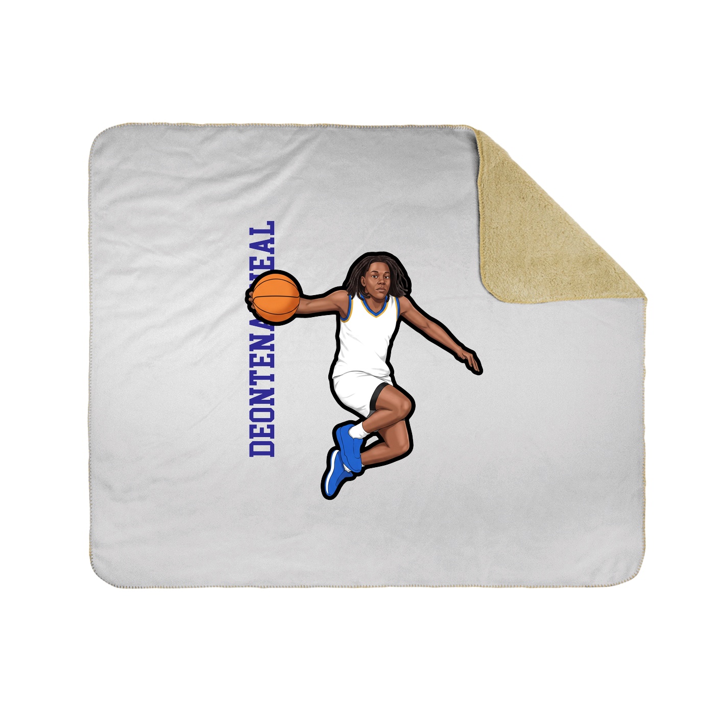 50x60 Sherpa Lined Throw Blanket
