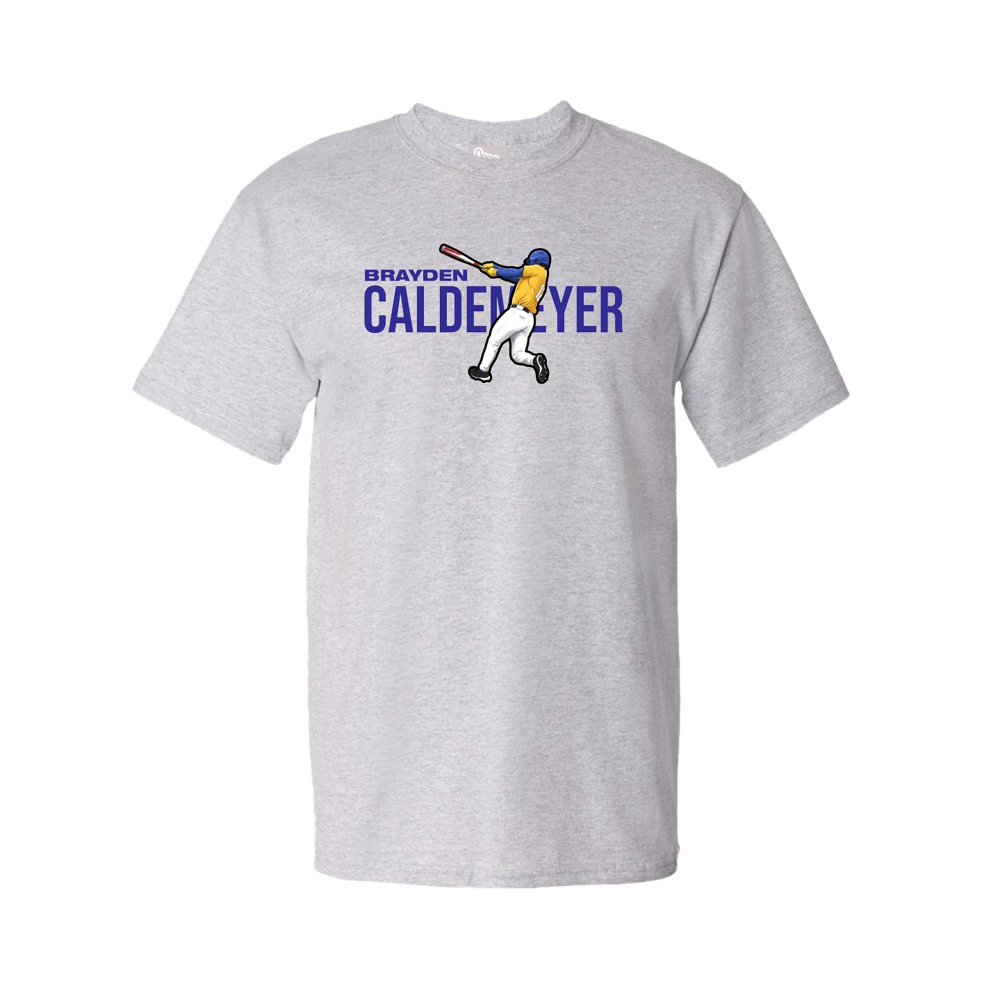 Youth Tee — Player Name in Grey