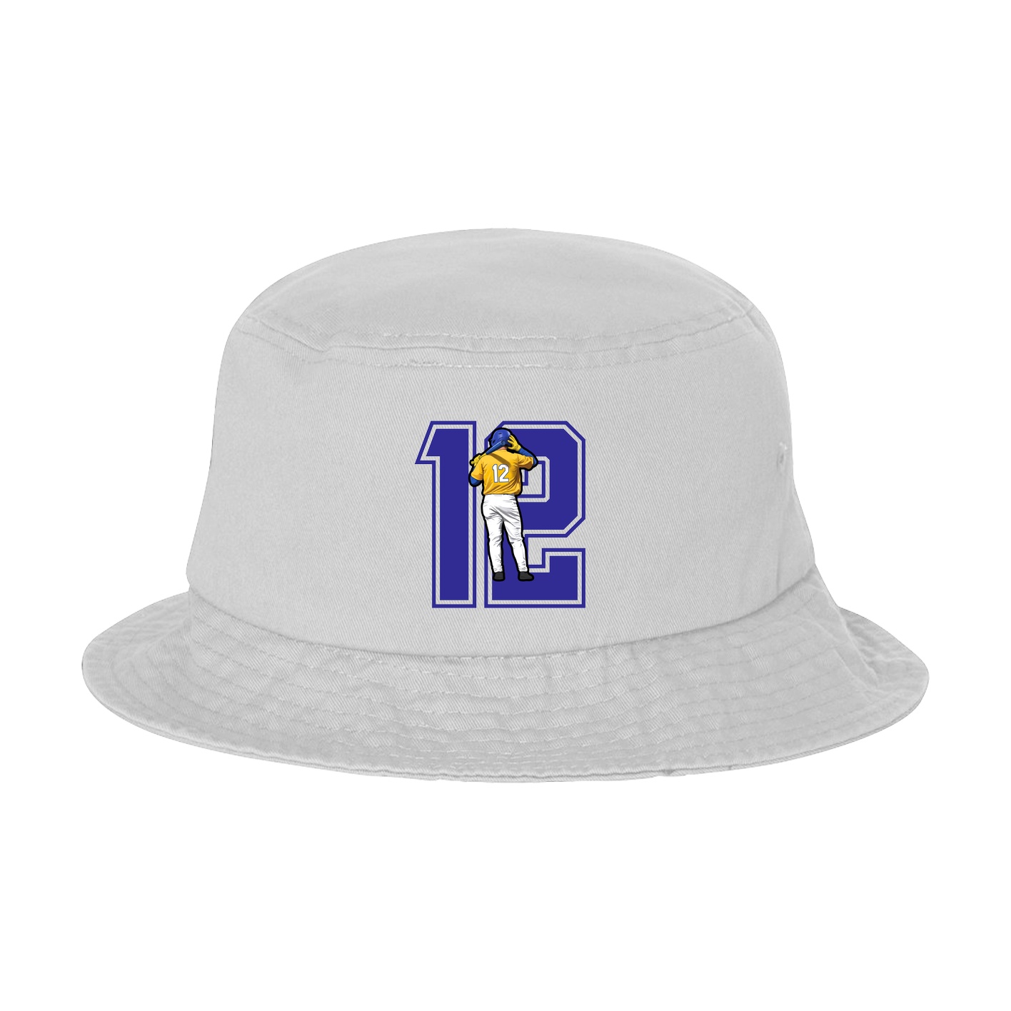 Bucket Cap — Number in White