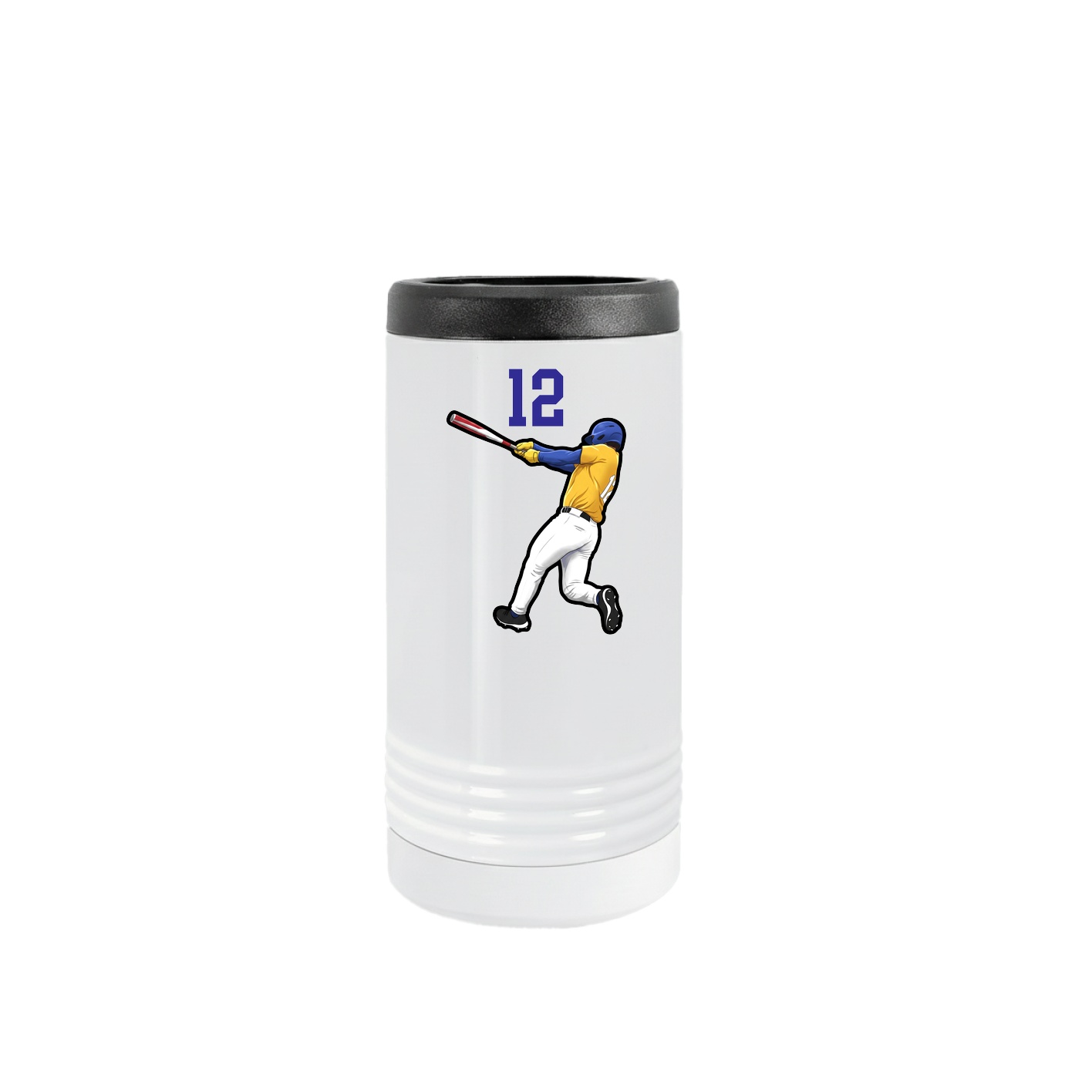 Slim Beverage Holder — Number Top in White