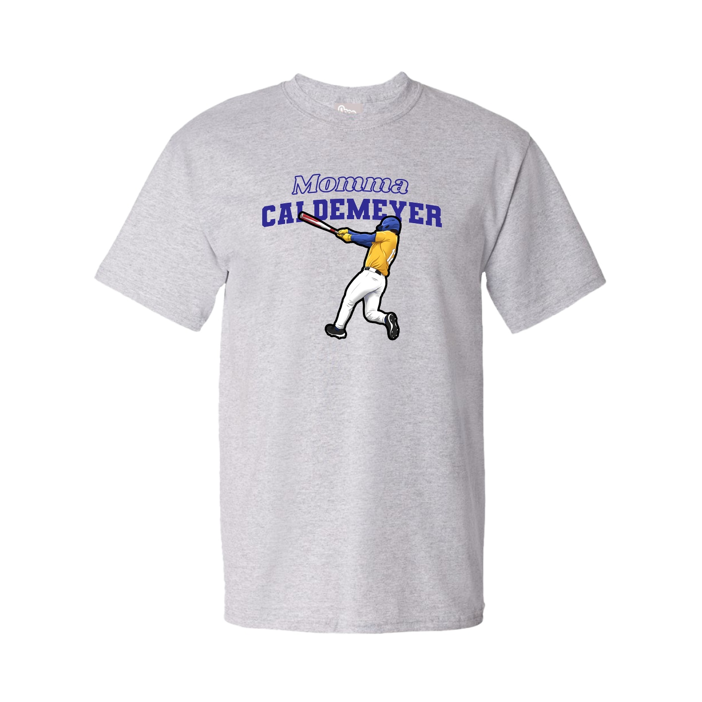 Youth Tee — Mothers Day Block in Grey