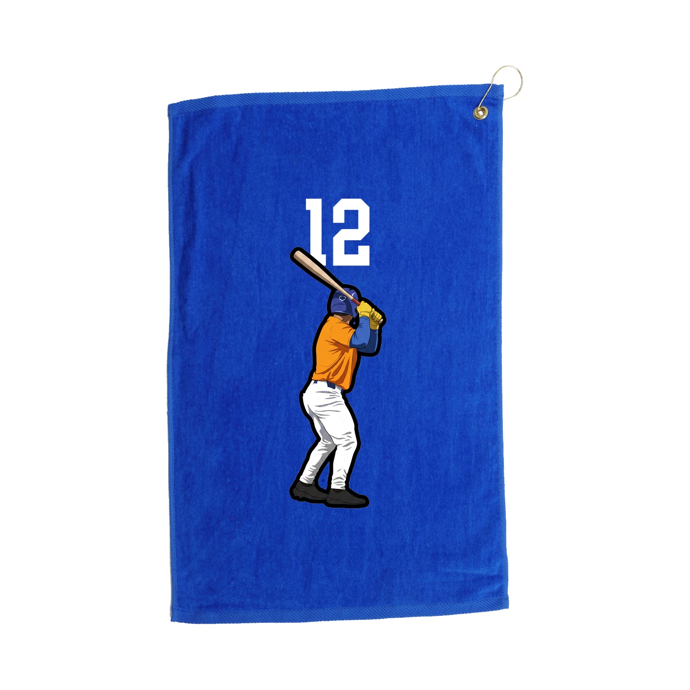 Golf Towel — Number Top in Royal