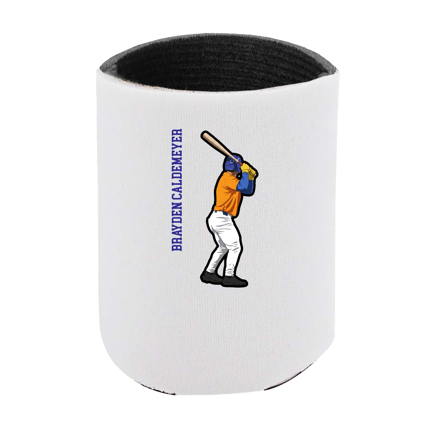 Can Holder — Name Vertical in White