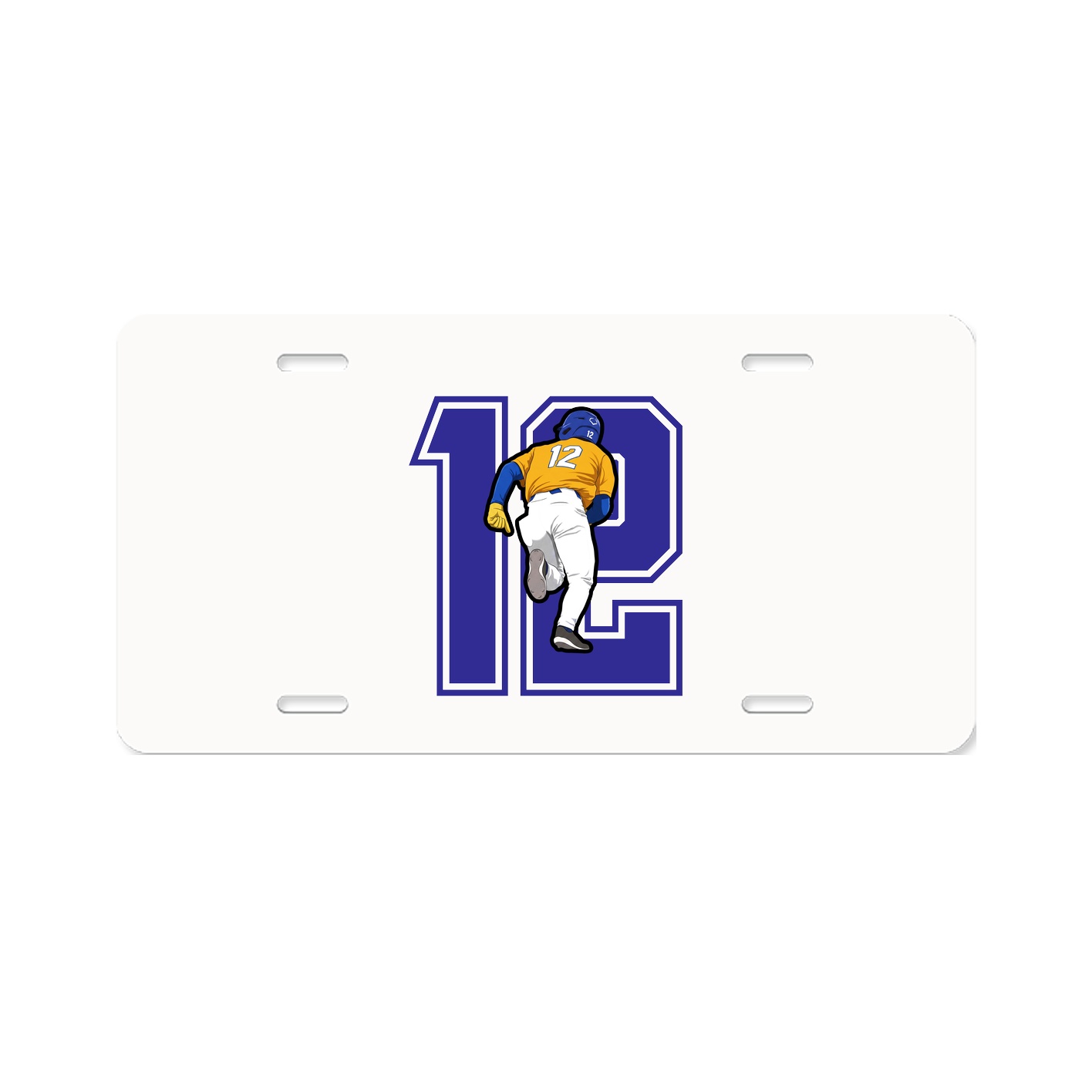 License Plate — Number in Classic