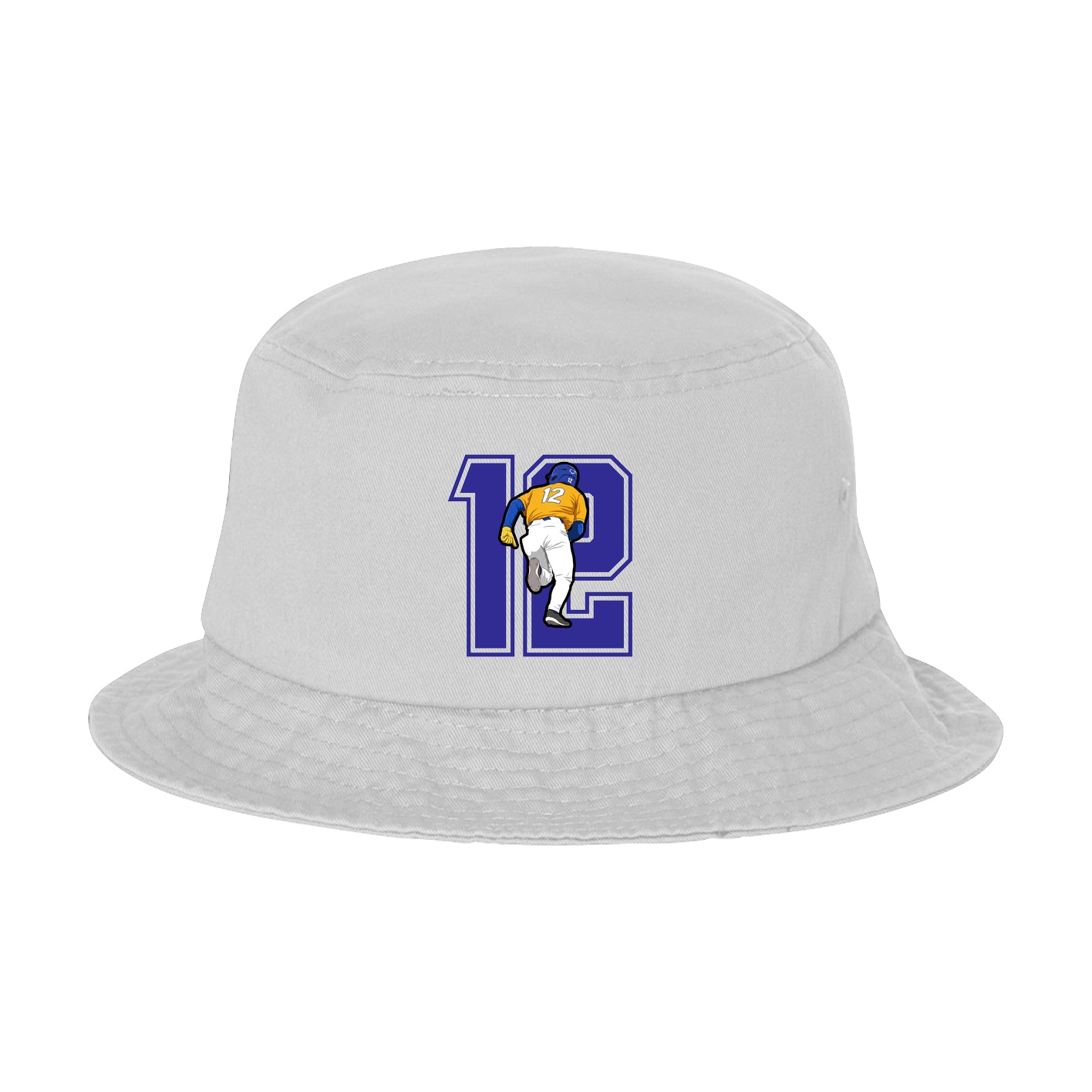 Bucket Cap — Number in White