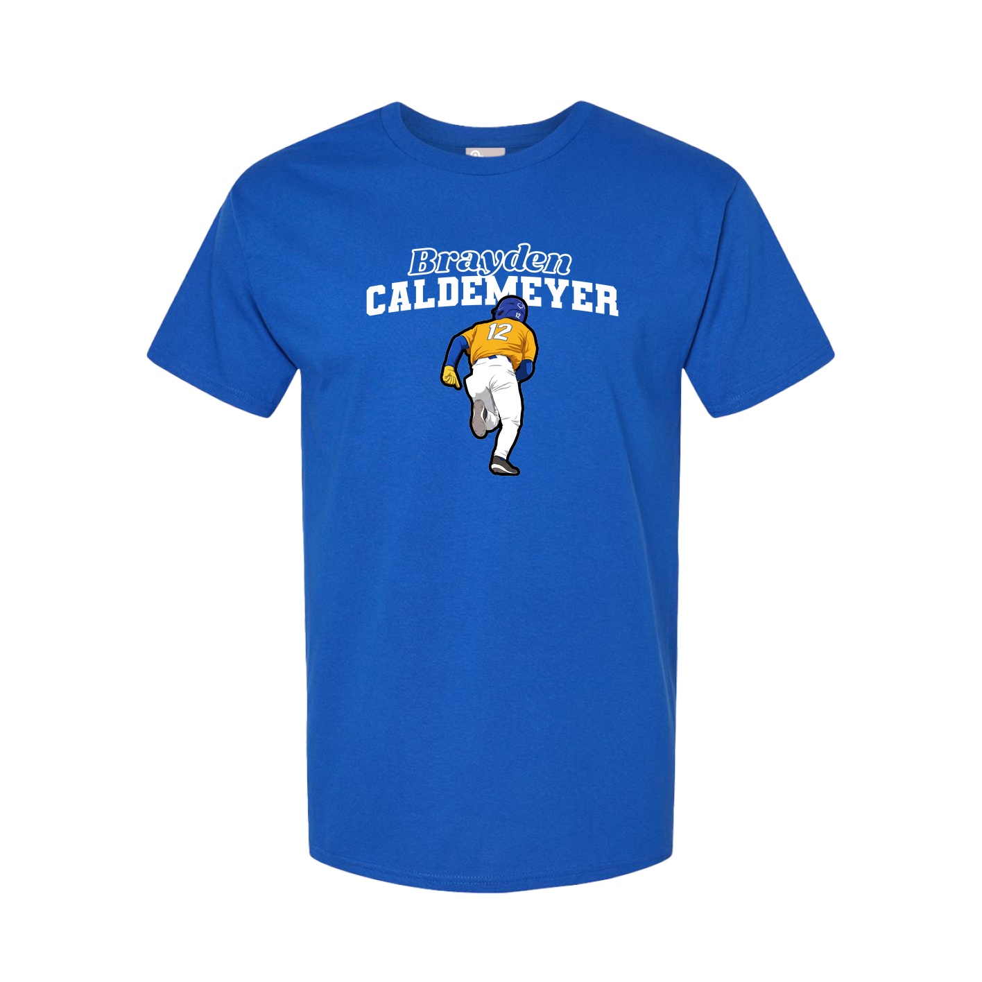 Youth Tee — Name Arch in Royal