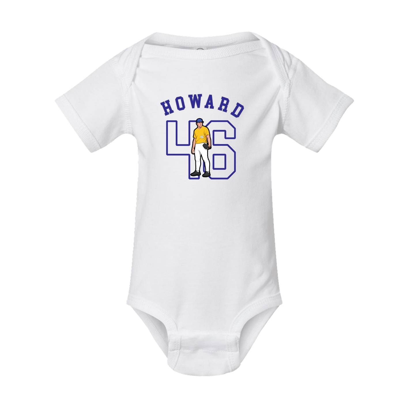 Baby Onesie — Shirsey Arch in White