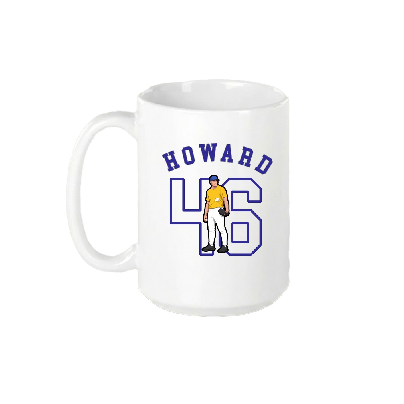15oz Coffee Mug — Shirsey Arch in White