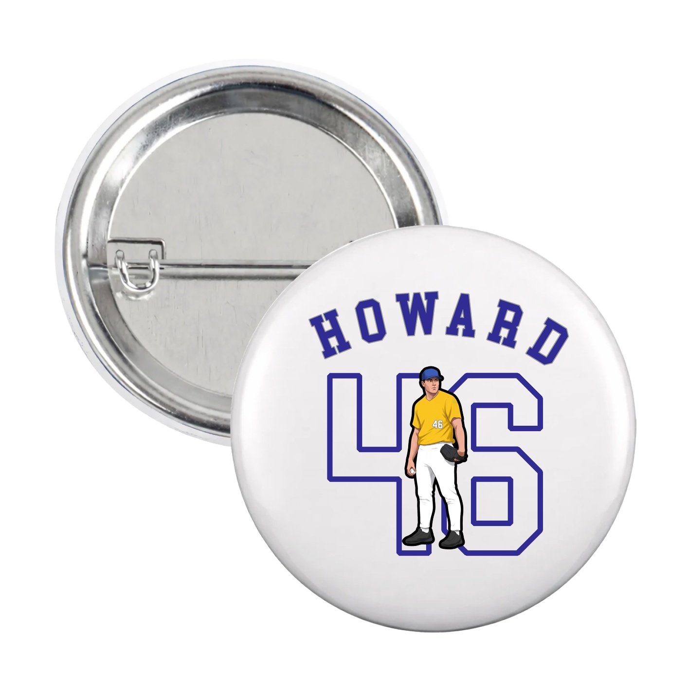 Game Day Button — Shirsey Arch in White