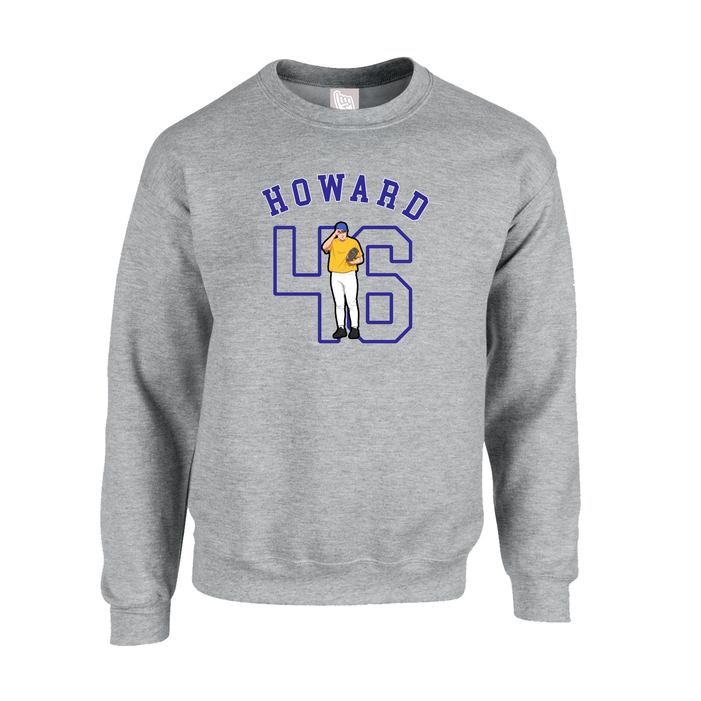 Fleece Crew — Shirsey Arch in Grey