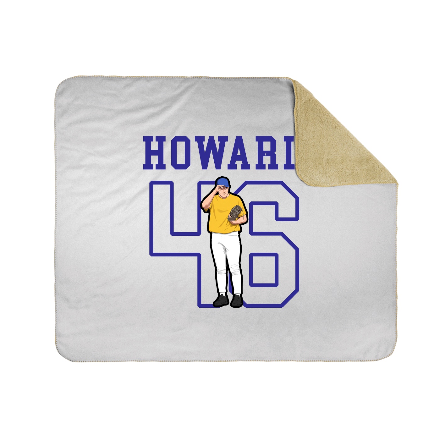 Throw Blanket — Shirsey in White