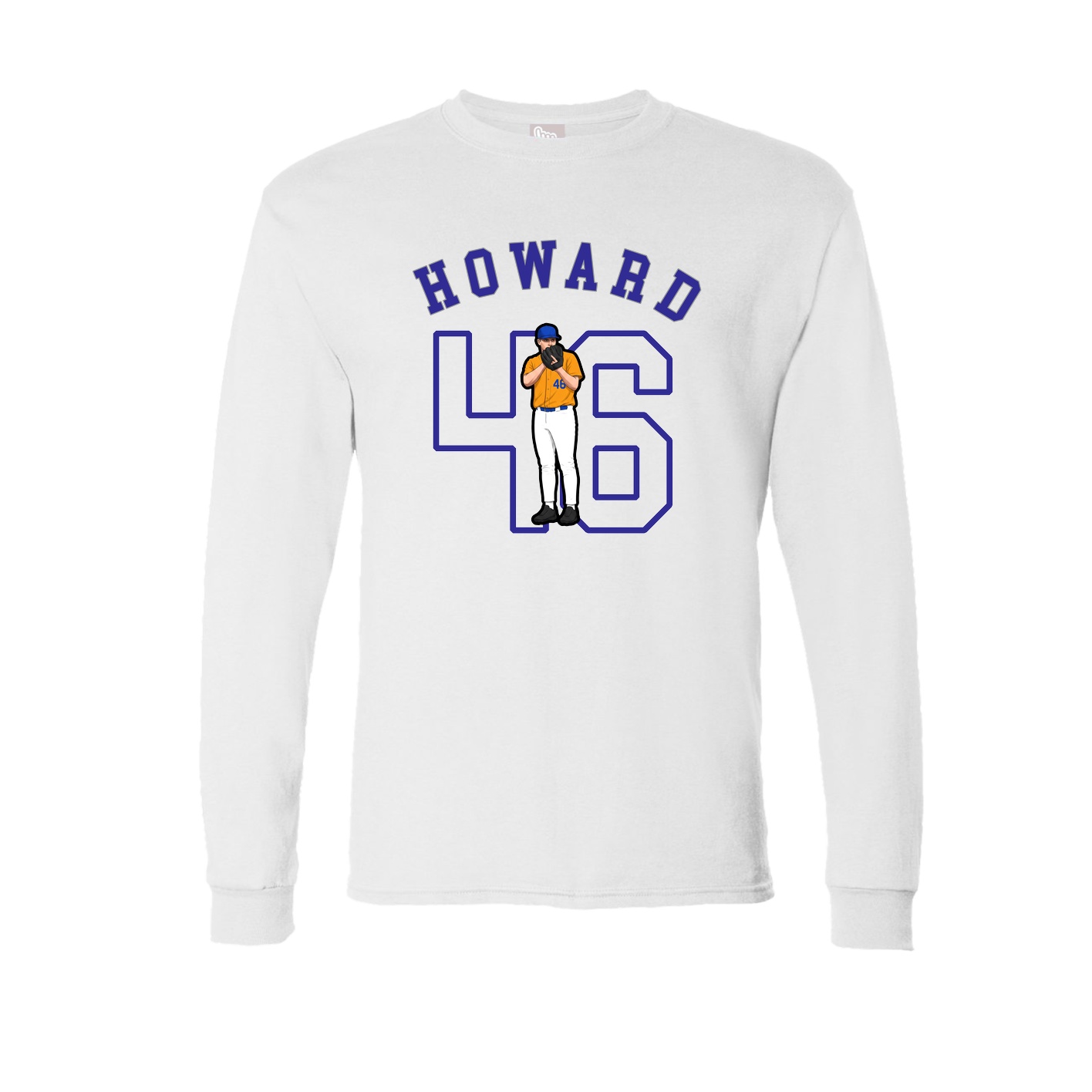 Long Sleeve Tee — Shirsey Arch in White