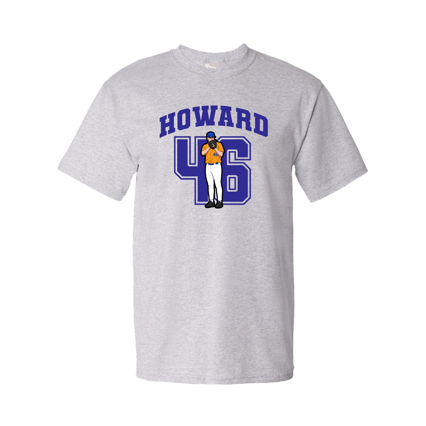 Youth Tee — Number in Grey