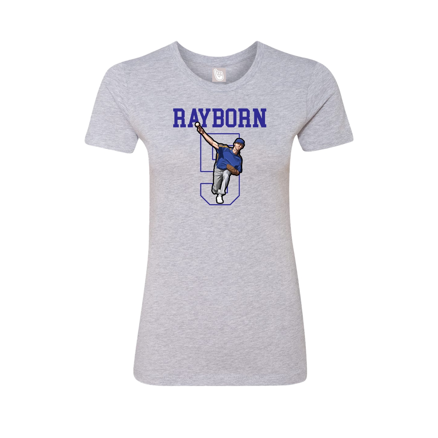 Fitted Women's Tee — Shirsey in Grey