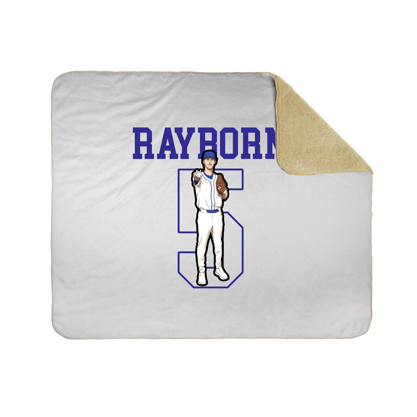 Throw Blanket — Shirsey in White
