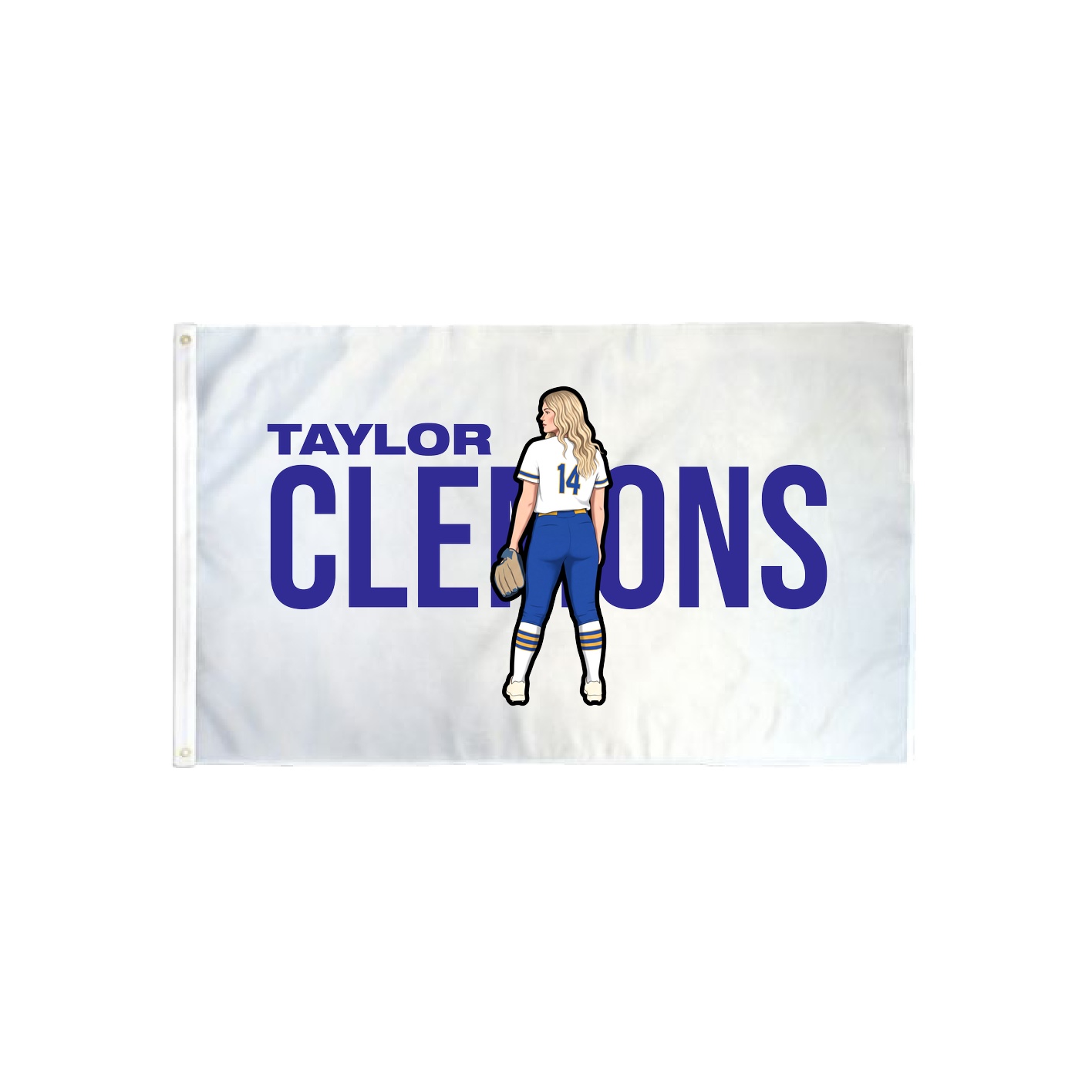 3x5 Flag — Player Name in Classic