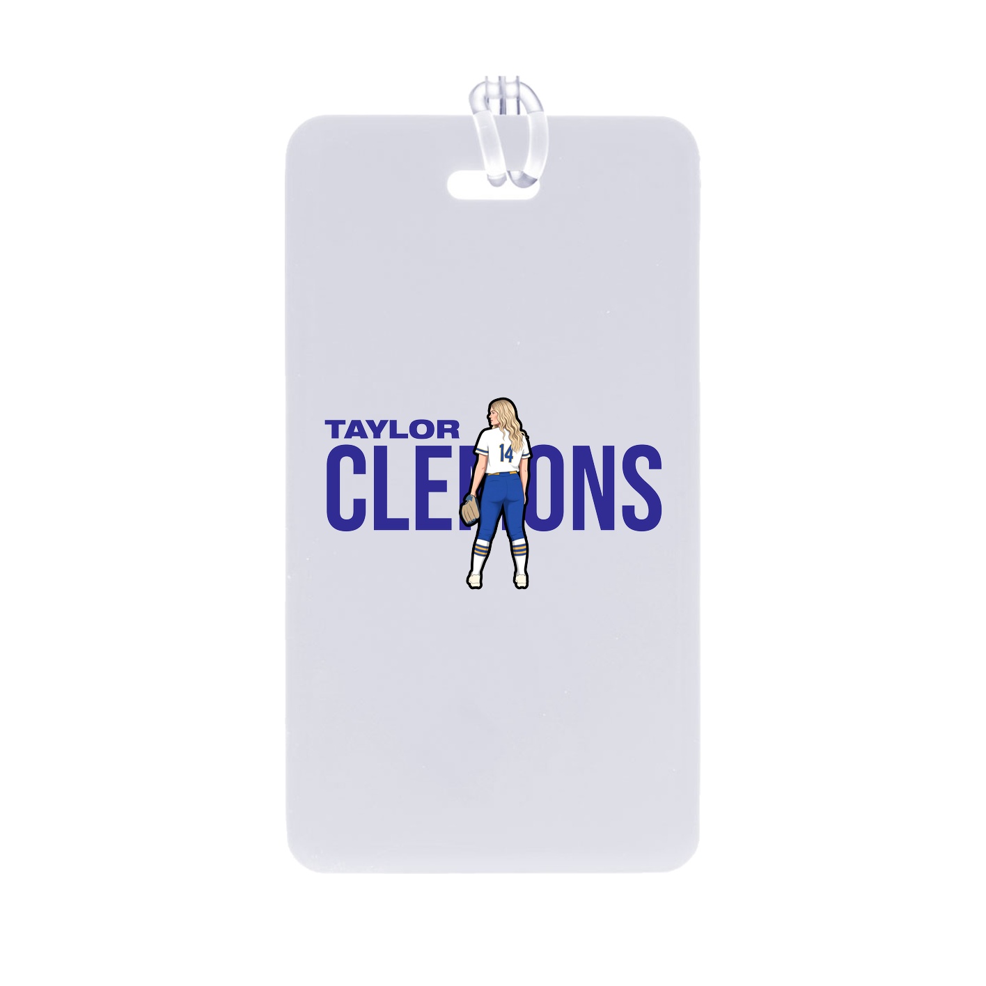 Bag Tag — Player Name in Classic