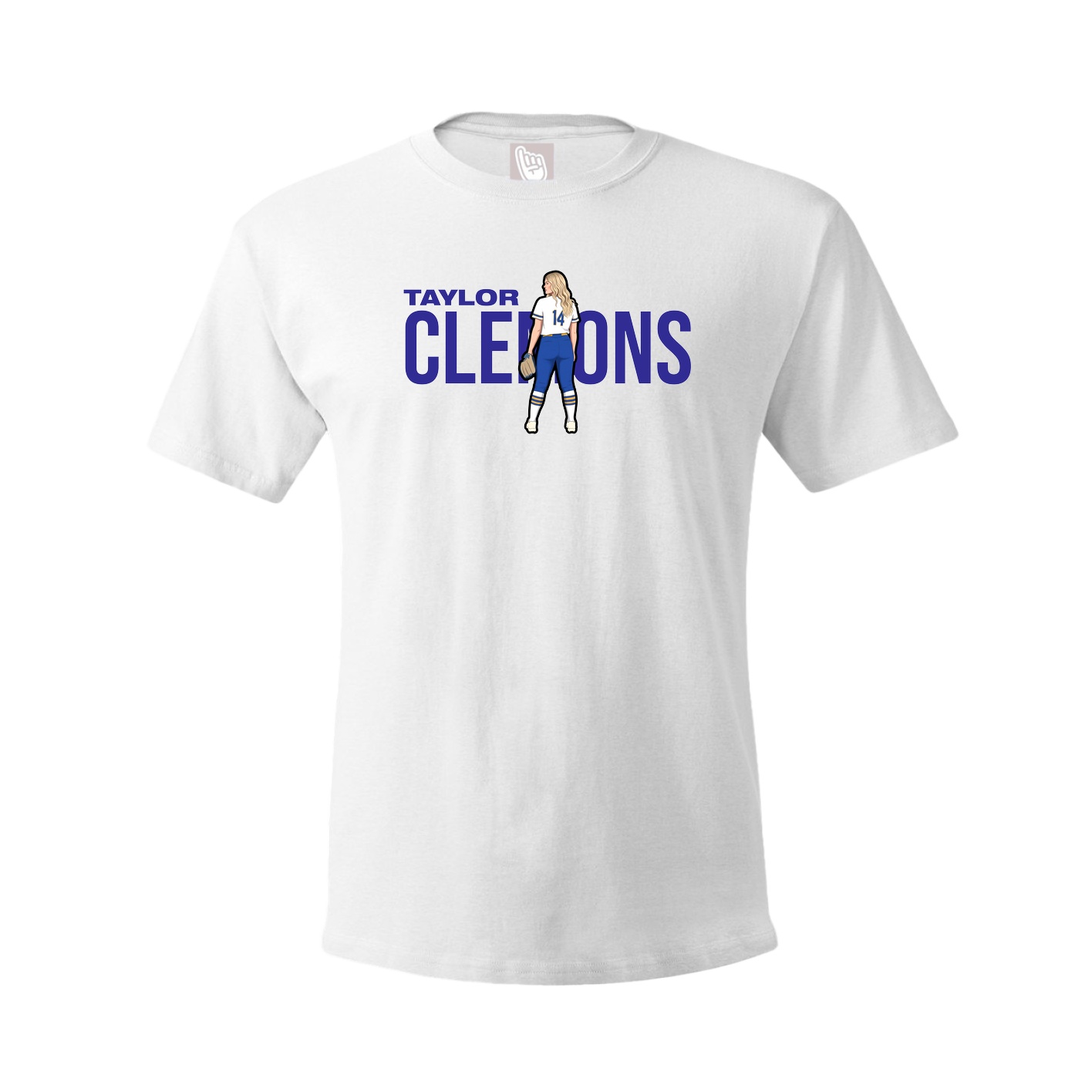 Youth Tee — Player Name in White