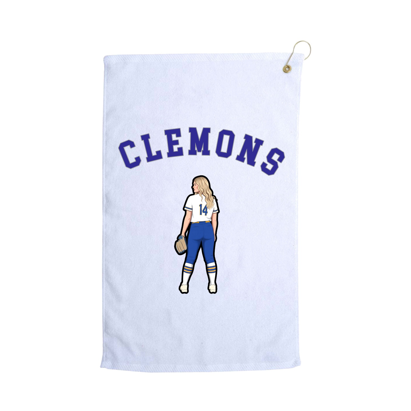 Golf Towel — Shirsey Arch in White