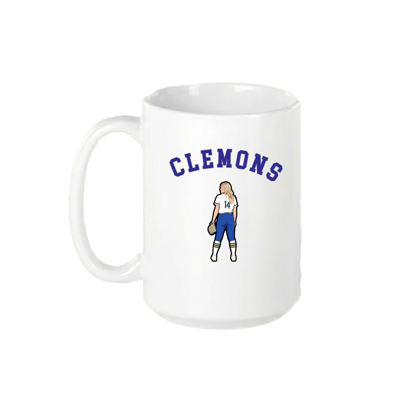15oz Coffee Mug — Shirsey Arch in White