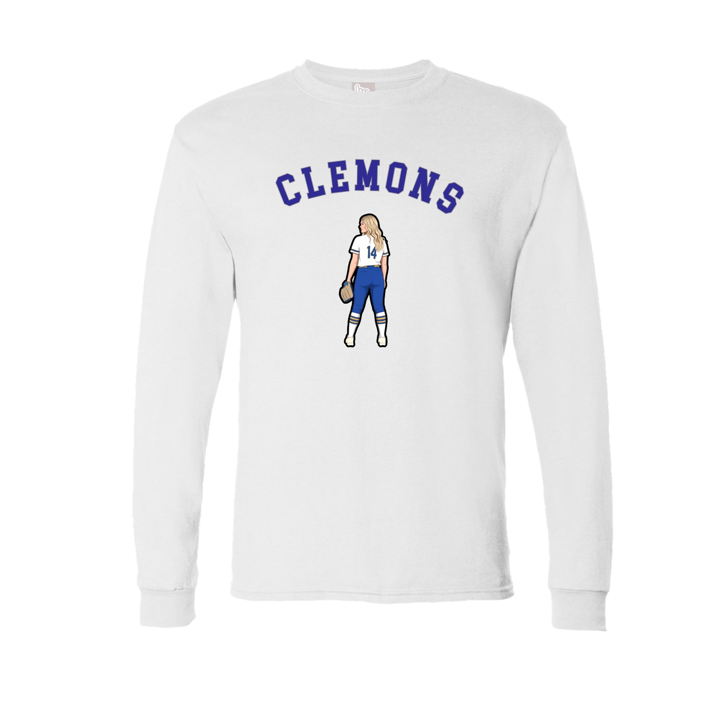 Long Sleeve Tee — Shirsey Arch in White