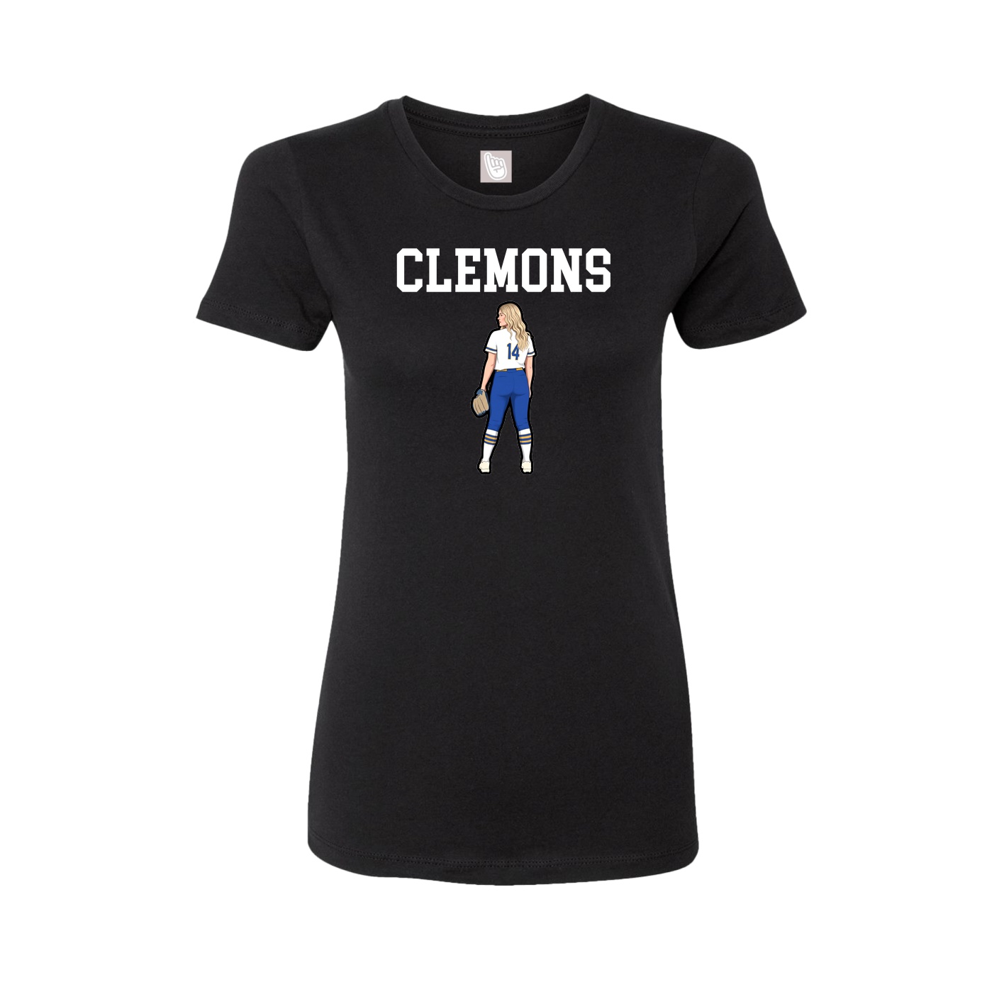 Fitted Women's Tee — Shirsey in Black