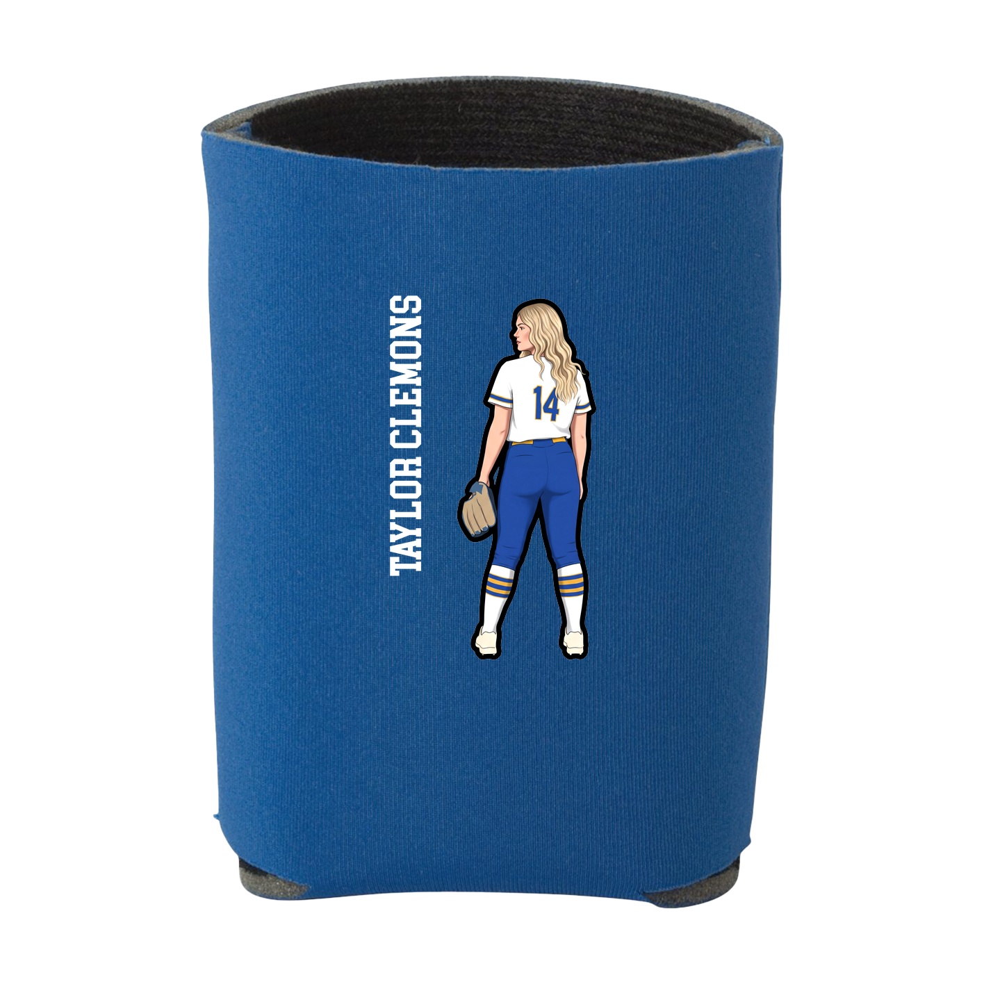 Can Holder — Name Vertical in Royal