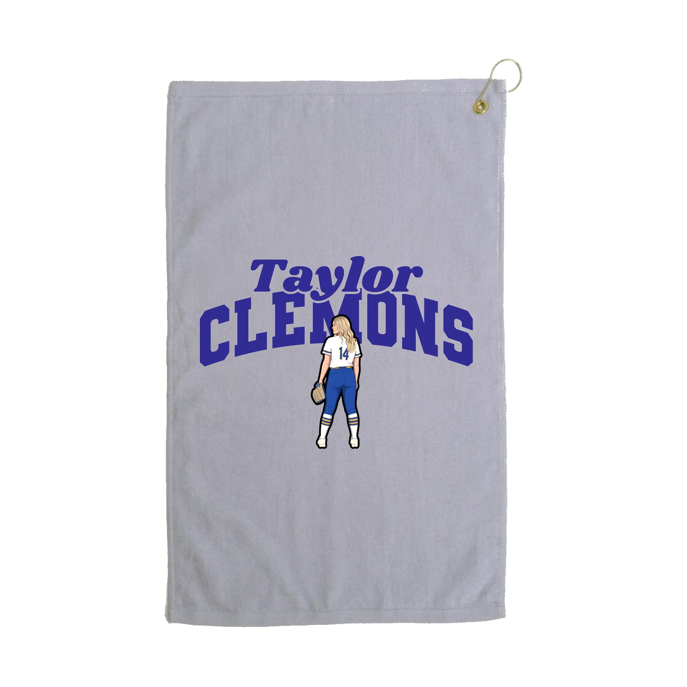 Golf Towel — Signature Arch in Grey