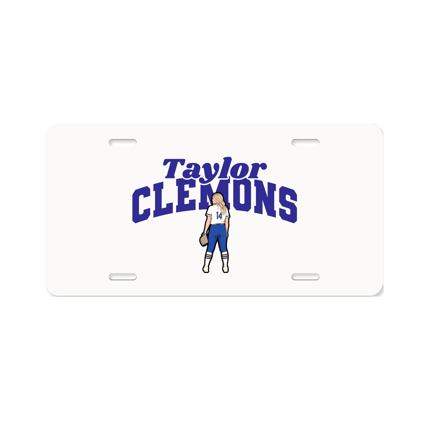 License Plate — Signature Arch in Classic
