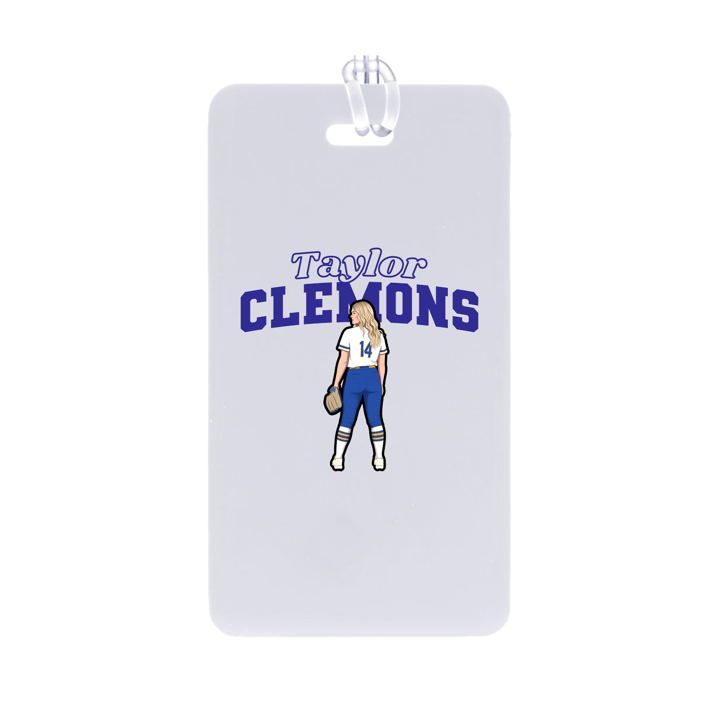 Bag Tag — Name Arch in Classic