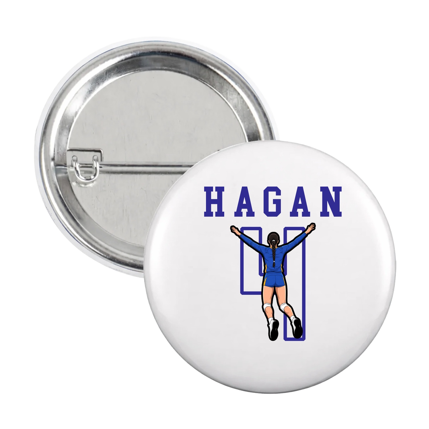 Game Day Button — Shirsey in White