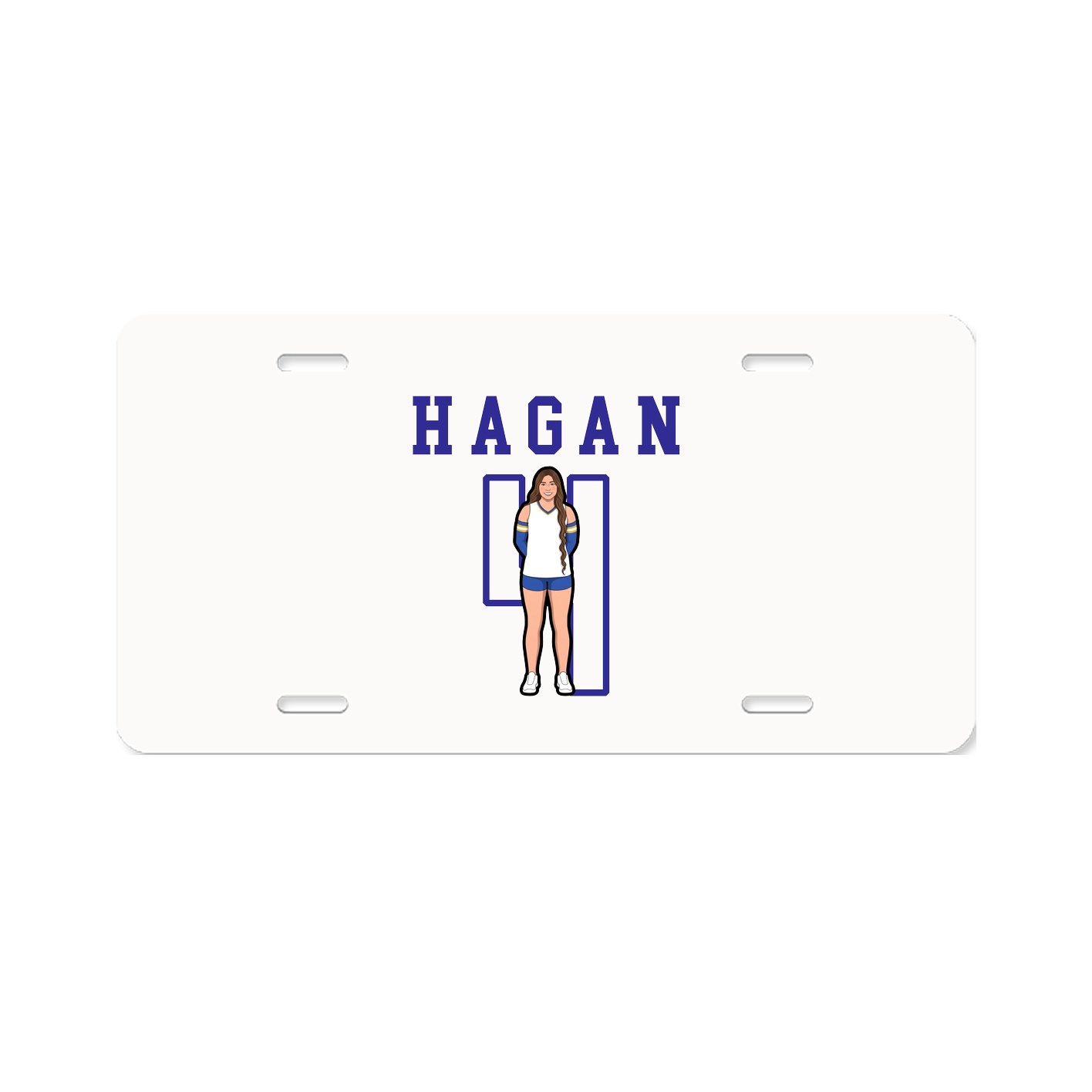 License Plate — Shirsey in Classic
