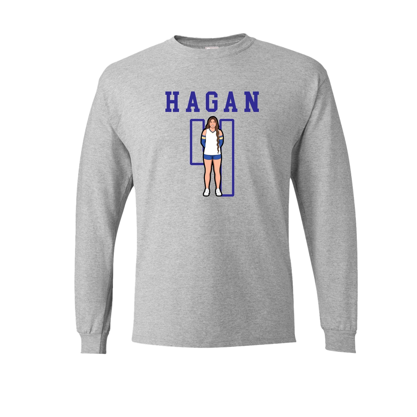 Long Sleeve Tee — Shirsey in Grey