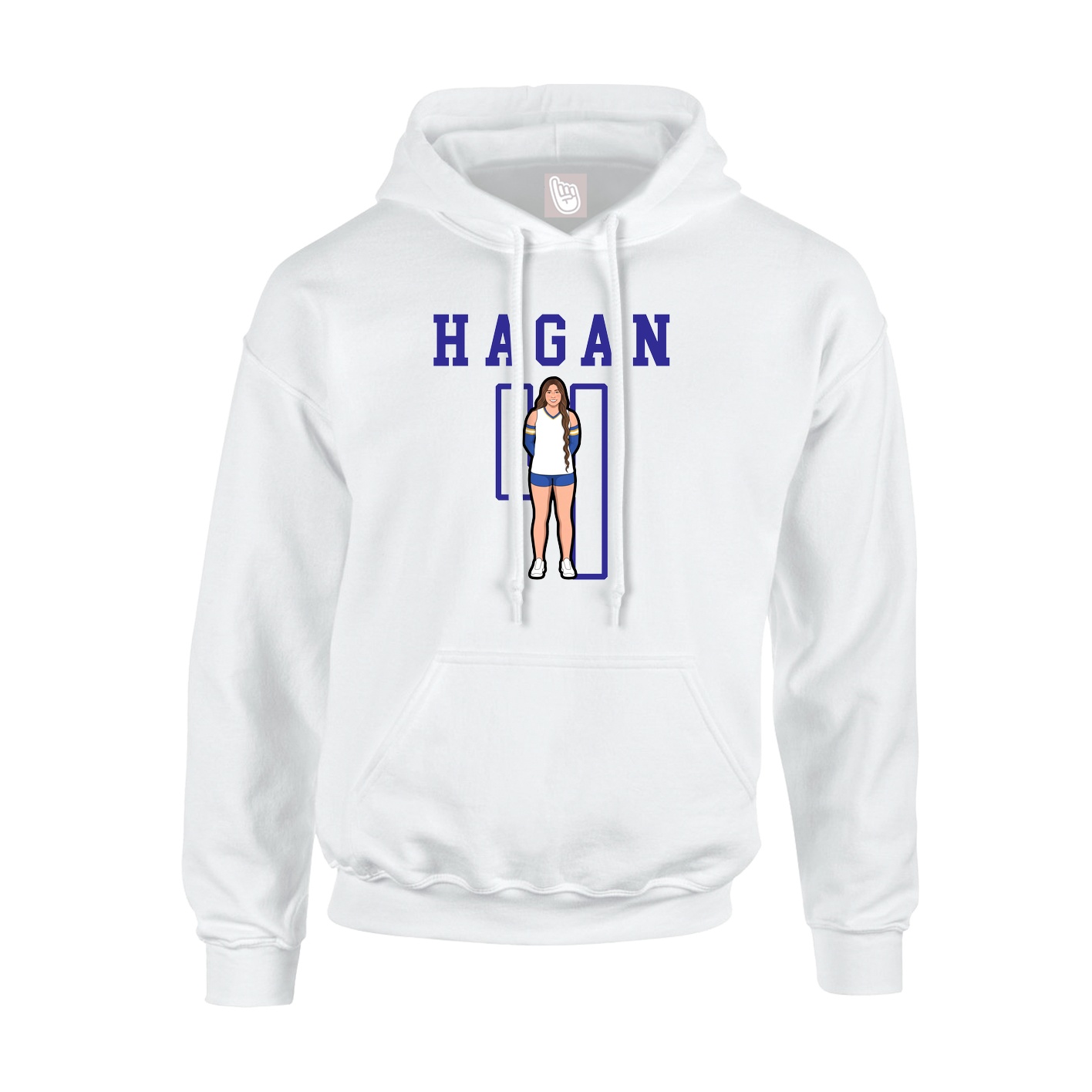 Hoodie — Shirsey in White