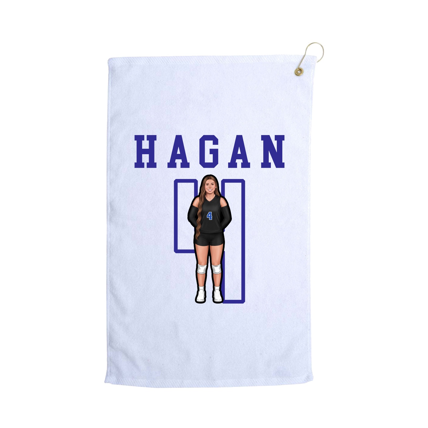 Golf Towel — Shirsey in White