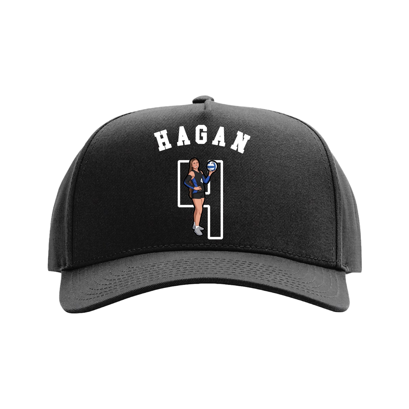 Full Fabric Five-Panel Champ Cap