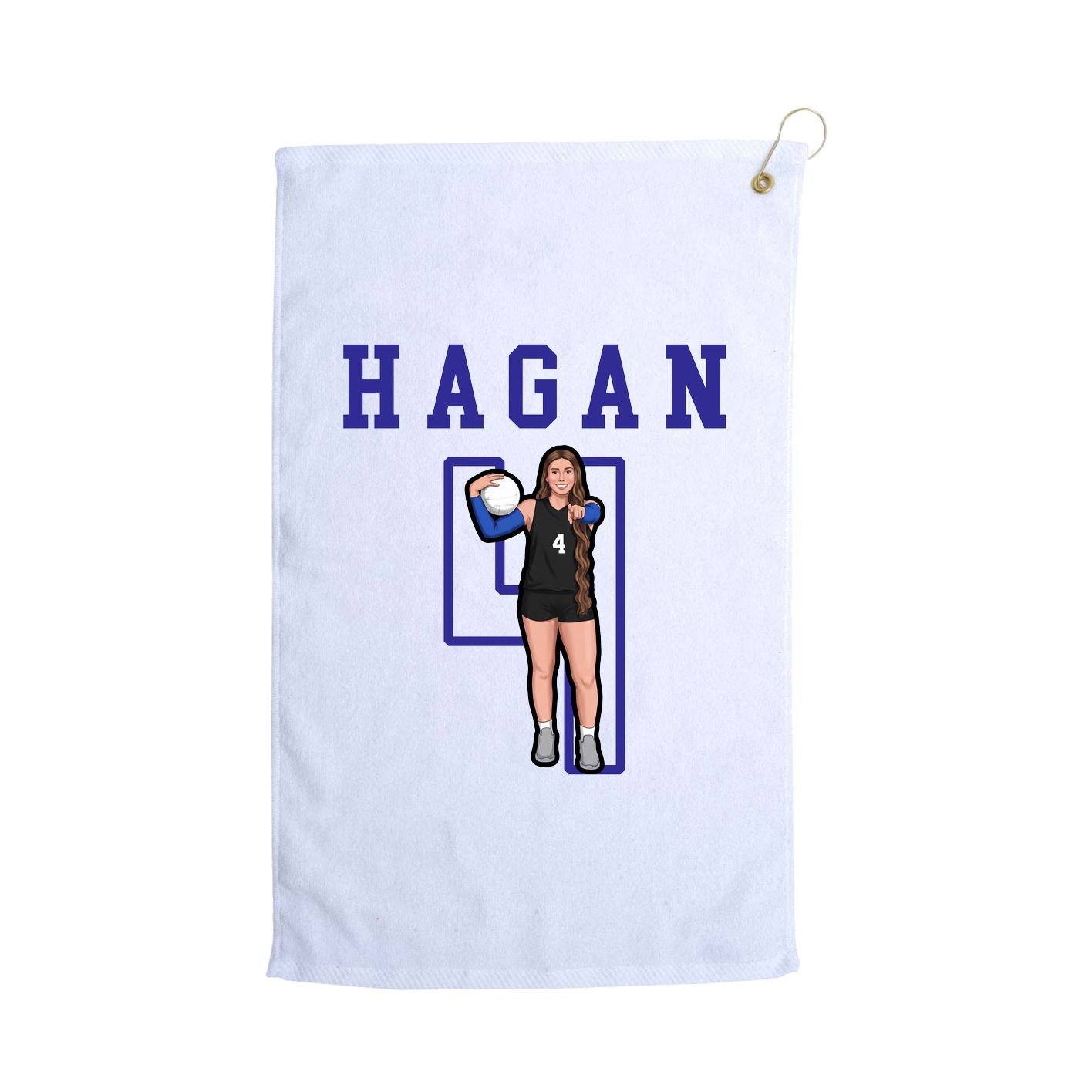 Golf Towel — Shirsey in White