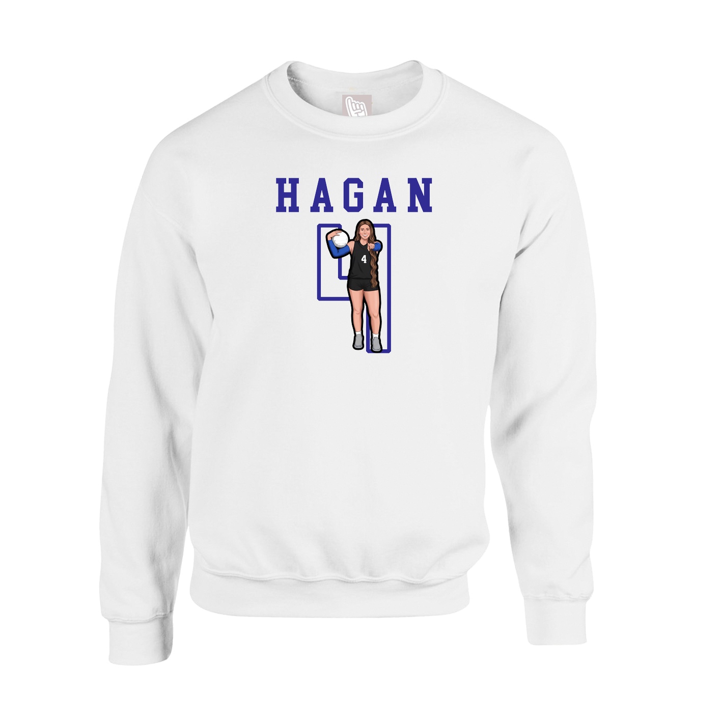 Fleece Crew — Shirsey in White