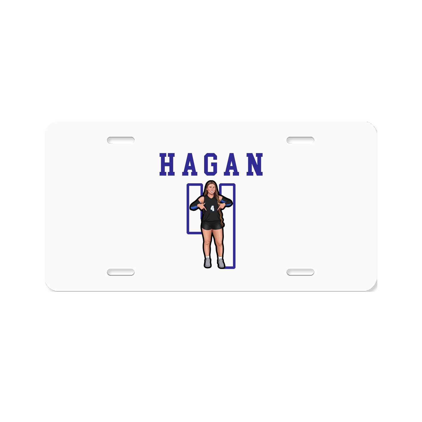 License Plate — Shirsey in Classic