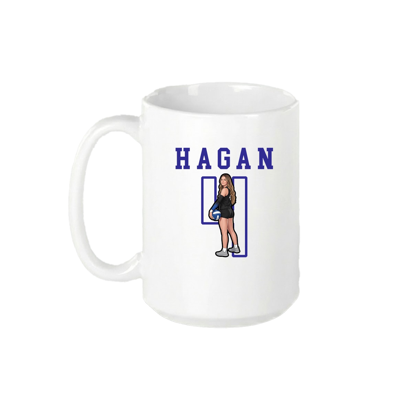 15oz Coffee Mug — Shirsey in White
