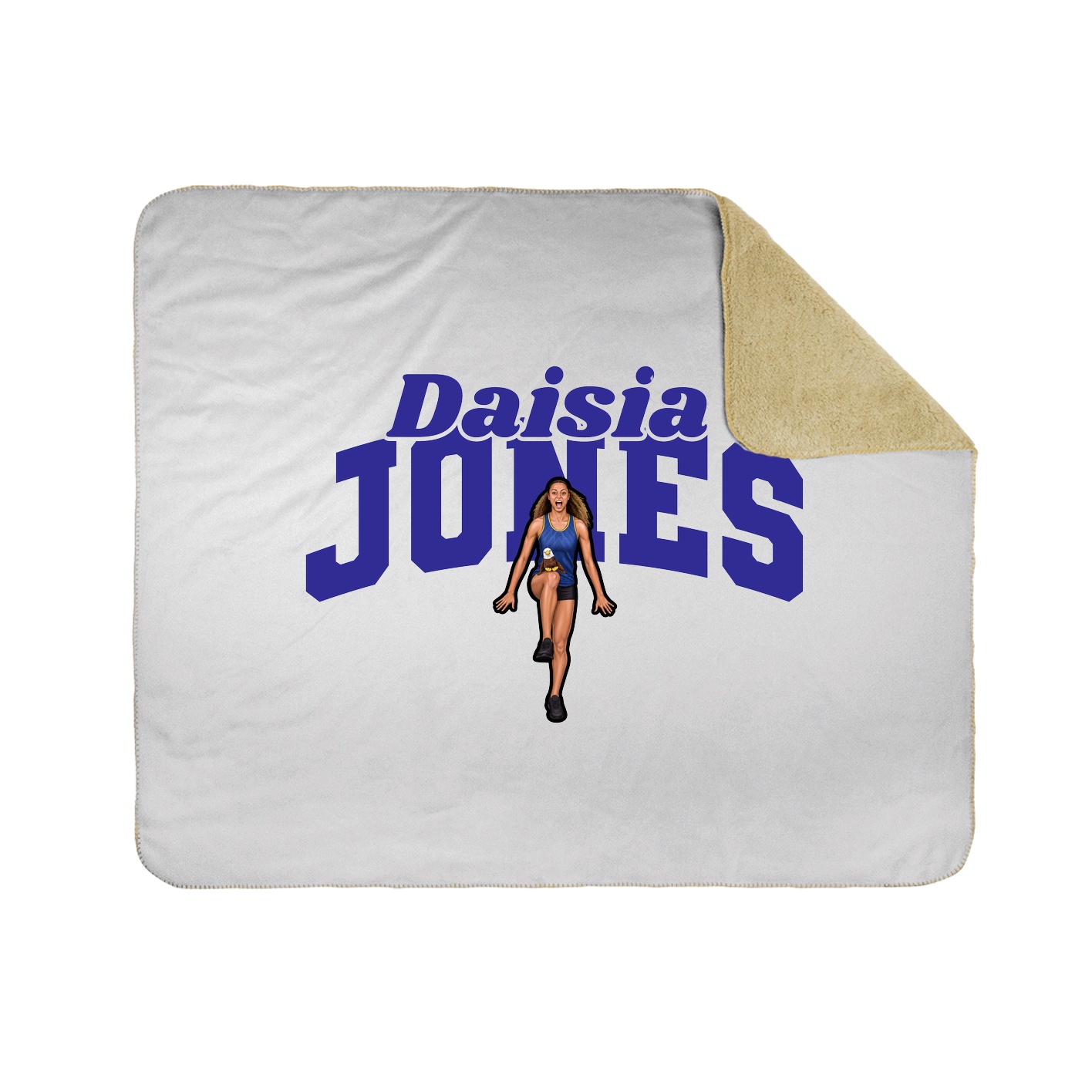 Throw Blanket — Signature Arch in White